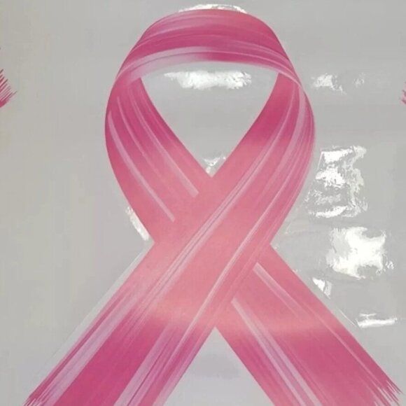 32 Breast Cancer Awareness Pink Ribbon Car or Window Clings - Pink Ribbon Decals - Picture 3 of 4